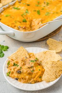 CHICKEN ENCHILADA DIP WITH ROTEL