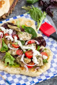 Chicken Shawarma with Yogurt Sauce 