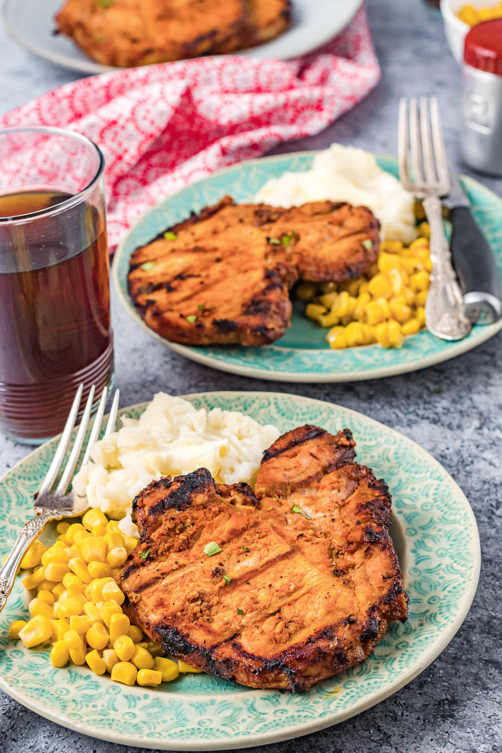 Juicy Marinated Grilled Pork Chops 