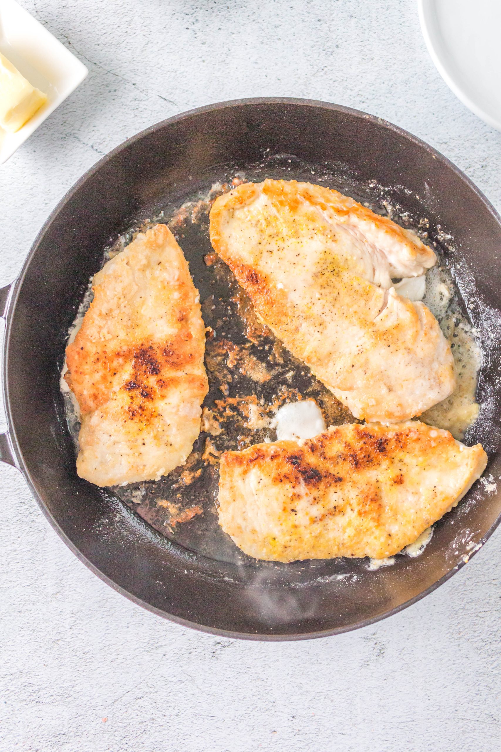 chicken chicken in pan