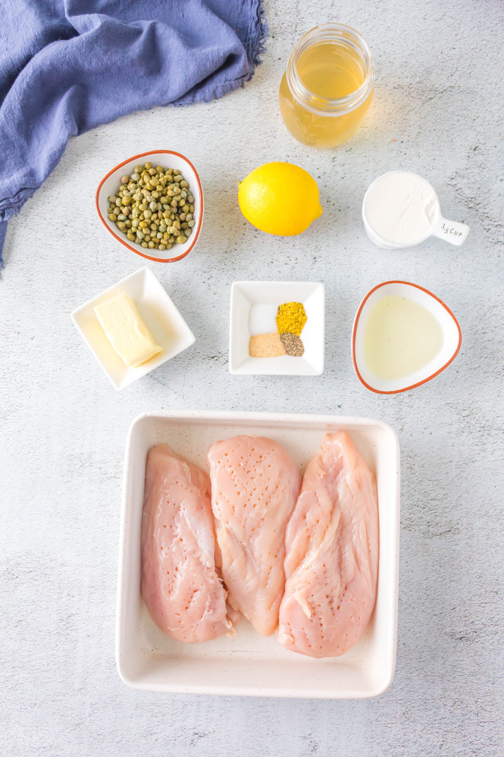 ingredients for chicken recipe