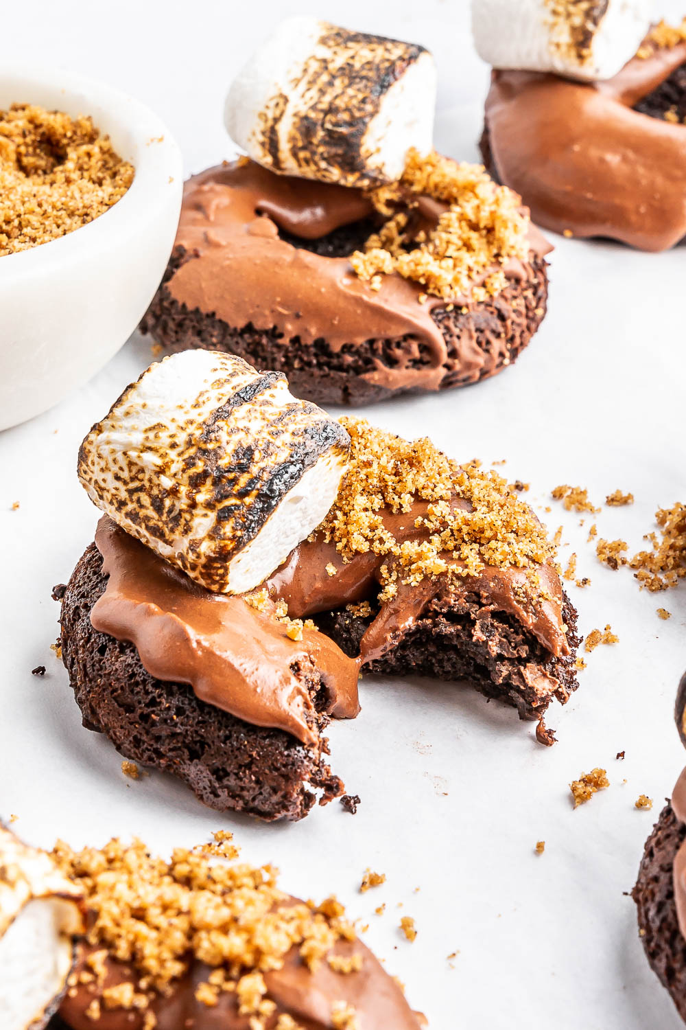 chocolate donuts S'mores Doughnuts Recipe