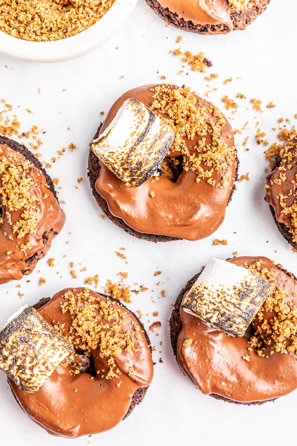 S'mores smores Doughnuts Recipe