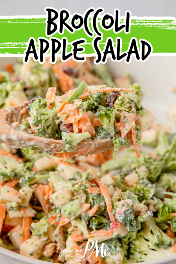 Quick and Creamy Broccoli Apple Salad Recipe (aka Broccoli Waldorf Salad)