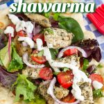 Chicken Shawarma with Yogurt Sauce and Naan is marinated in the perfect mixture of spices and is slow-cooked until incredibly tender, flavorful, and delicious.