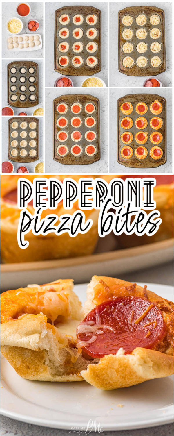 Muffin Pan Pepperoni Pizza Bites