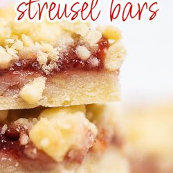 Soft and chewy bottom, gooey, jammy center and crispy crumble topping make these Strawberry Streusel Bars perfect. Plus, they're easy to ma