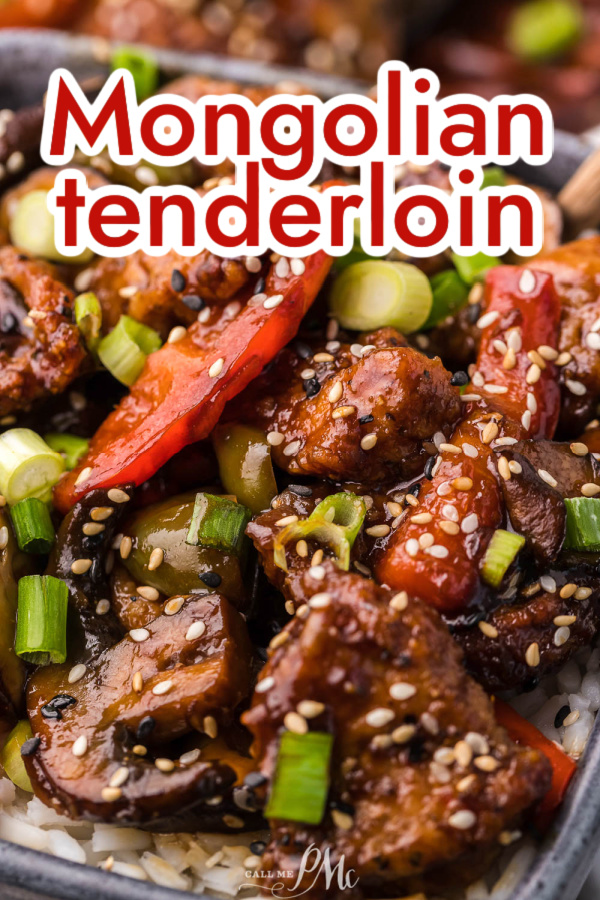 saucy beef 30 Minute Mongolian Tenderloin