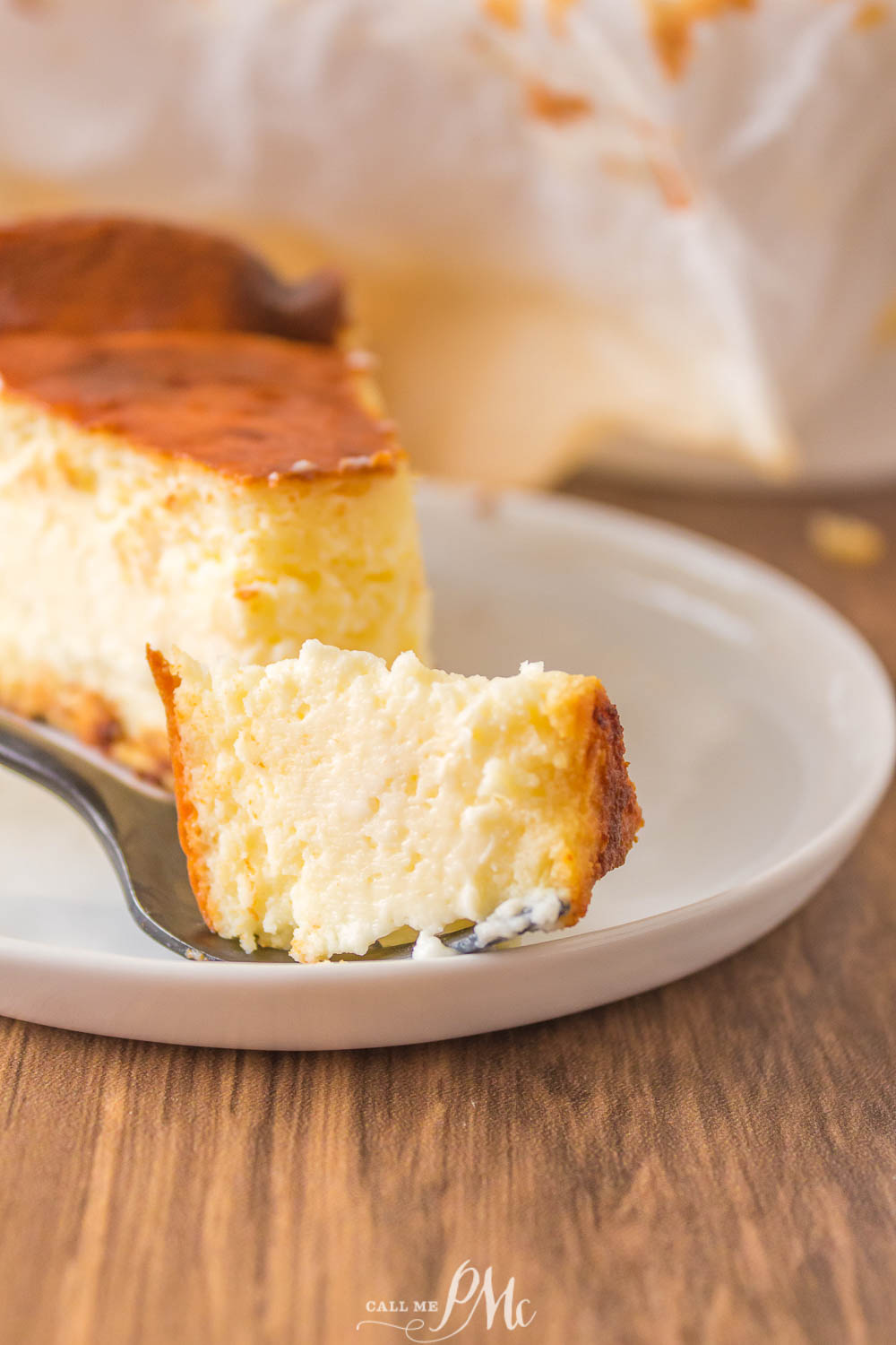 San Sebastian Basque Cheesecake is a traditional Spanish Basque cheesecake recipe. This cheesecake is crustless and has a, purposely, scorched top and velvety smooth inside. It's perfectly light, creamy, smooth, and perfectly caramelized. It's unique, delicious, and very easy to make!