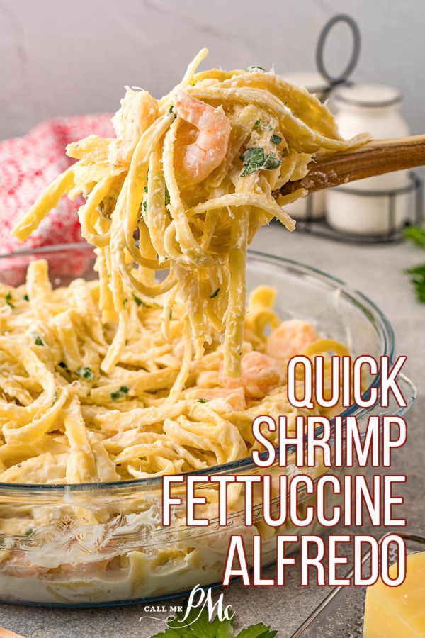 Quick Shrimp Fettuccine Alfredo