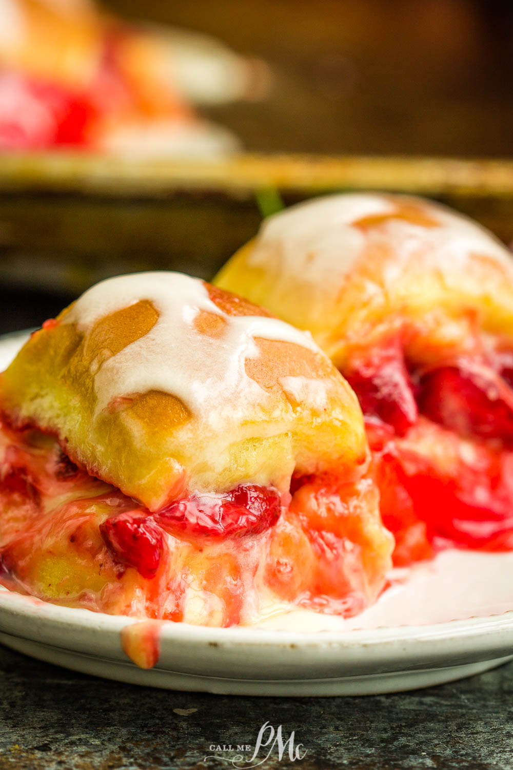 Strawberry Cheesecake sweet rolls