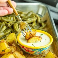 SHEET PAN GREEN BEANS AND POTATOES