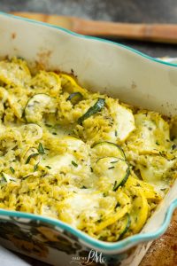 ZUCCHINI PESTO ORZO CASSEROLE