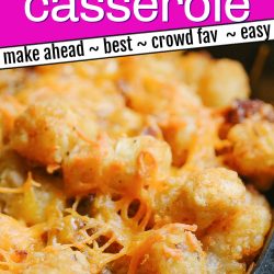 Tater Tot Sausage Breakfast Casserole