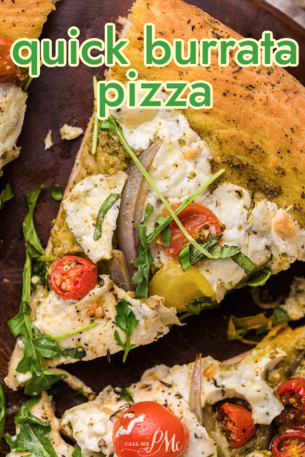 Quick Burrata Pizza Recipe