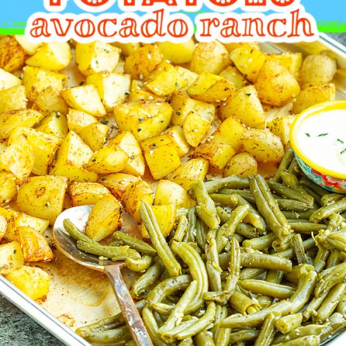 SHEET PAN GREEN BEANS AND POTATOES