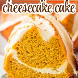 Pumpkin Cheesecake Swirl Bundt Cake {Pound Cake}