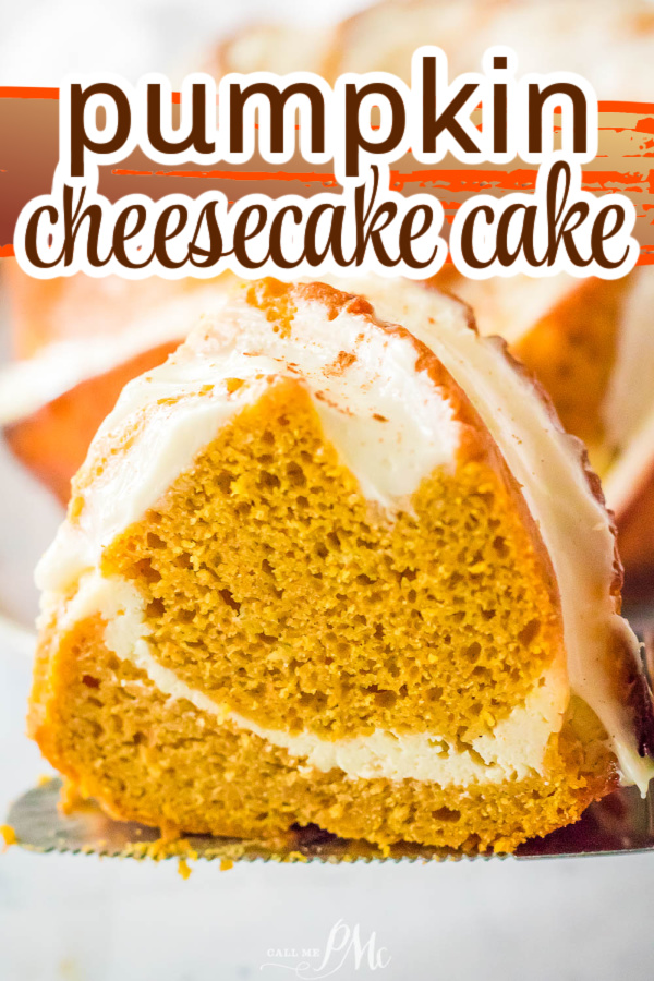 Pumpkin Cheesecake Swirl Bundt Cake {Pound Cake}