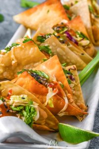 APPLEBEE’S WONTON CHICKEN TACOS