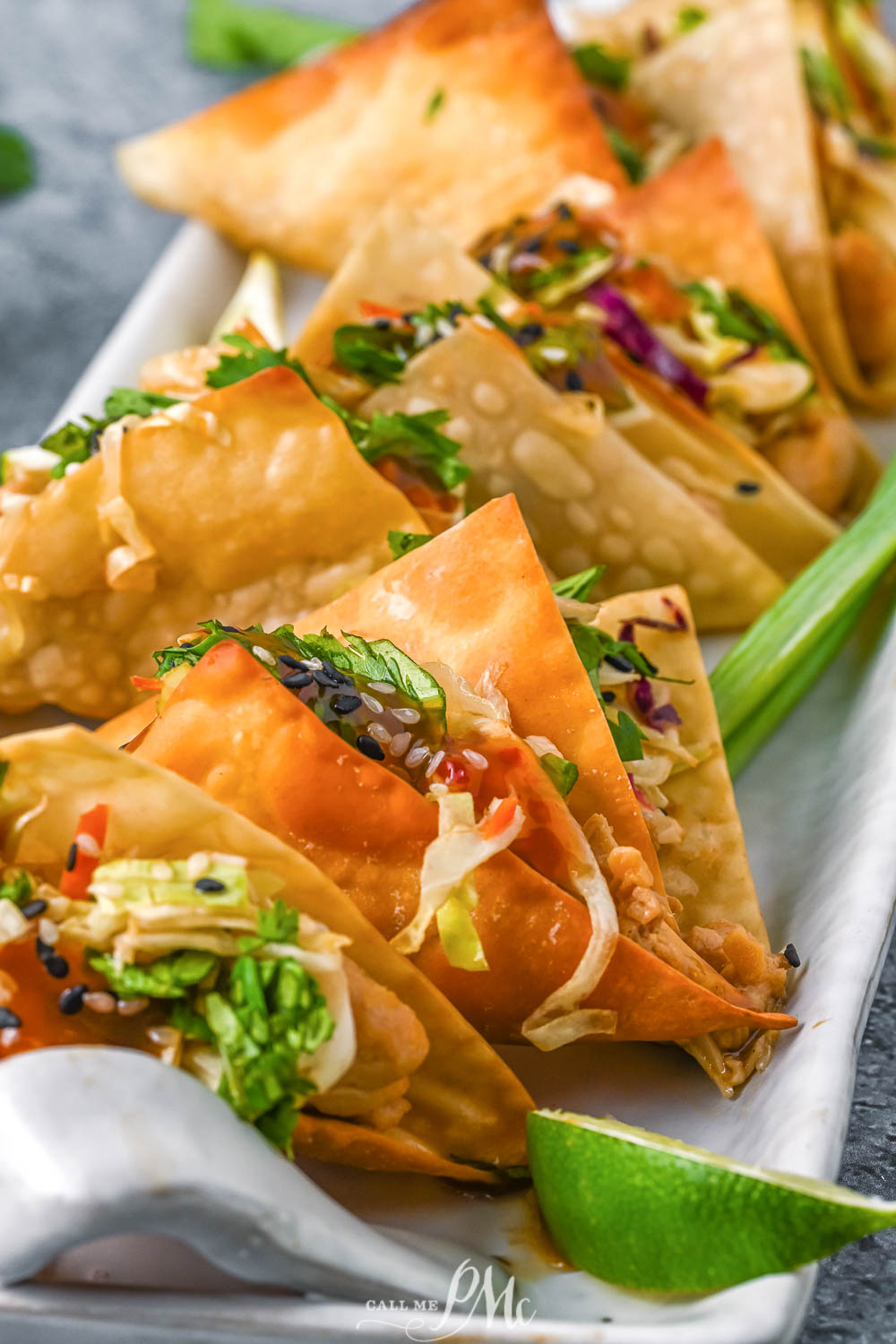 Wonton Chicken Tacos