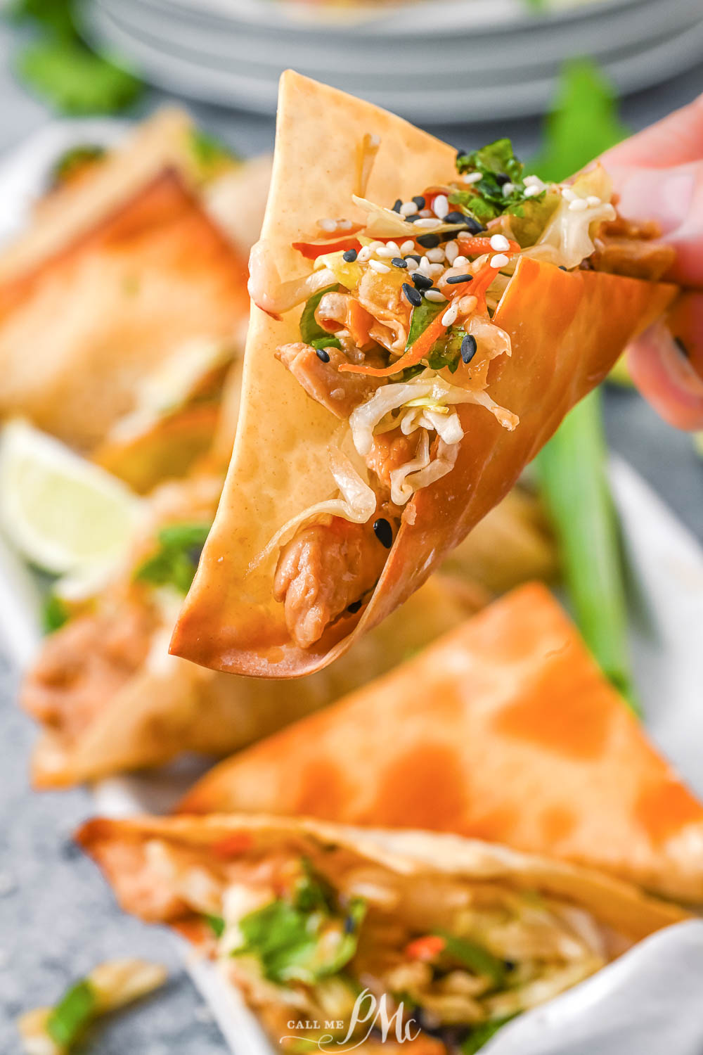 Applebee's Wonton Chicken Tacos recipe by Call Me PMc