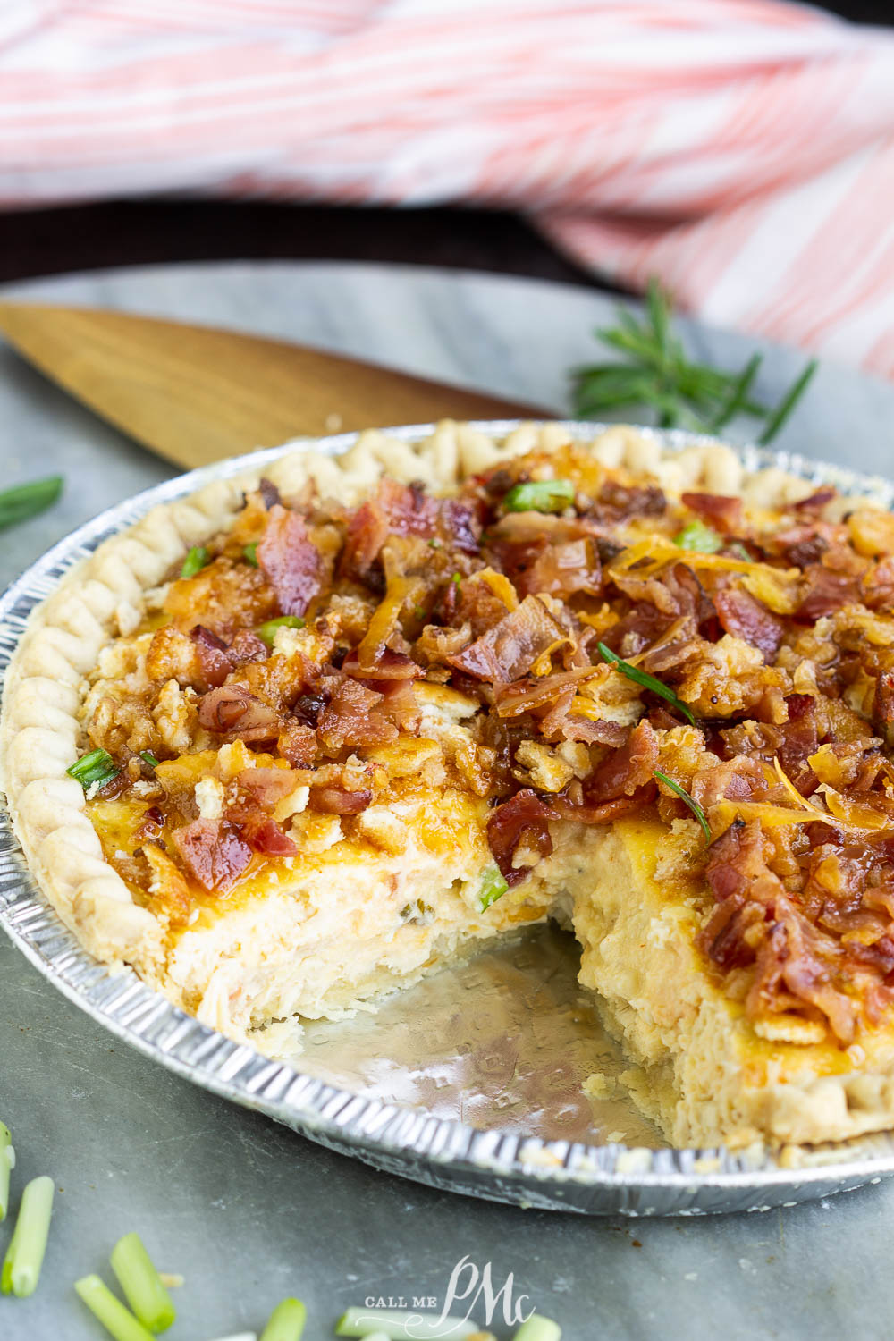 Captain Rodneys Boucan Chicken Quiche Chicken Quiche