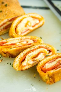 Pepperoni and Salami Stromboli Recipe