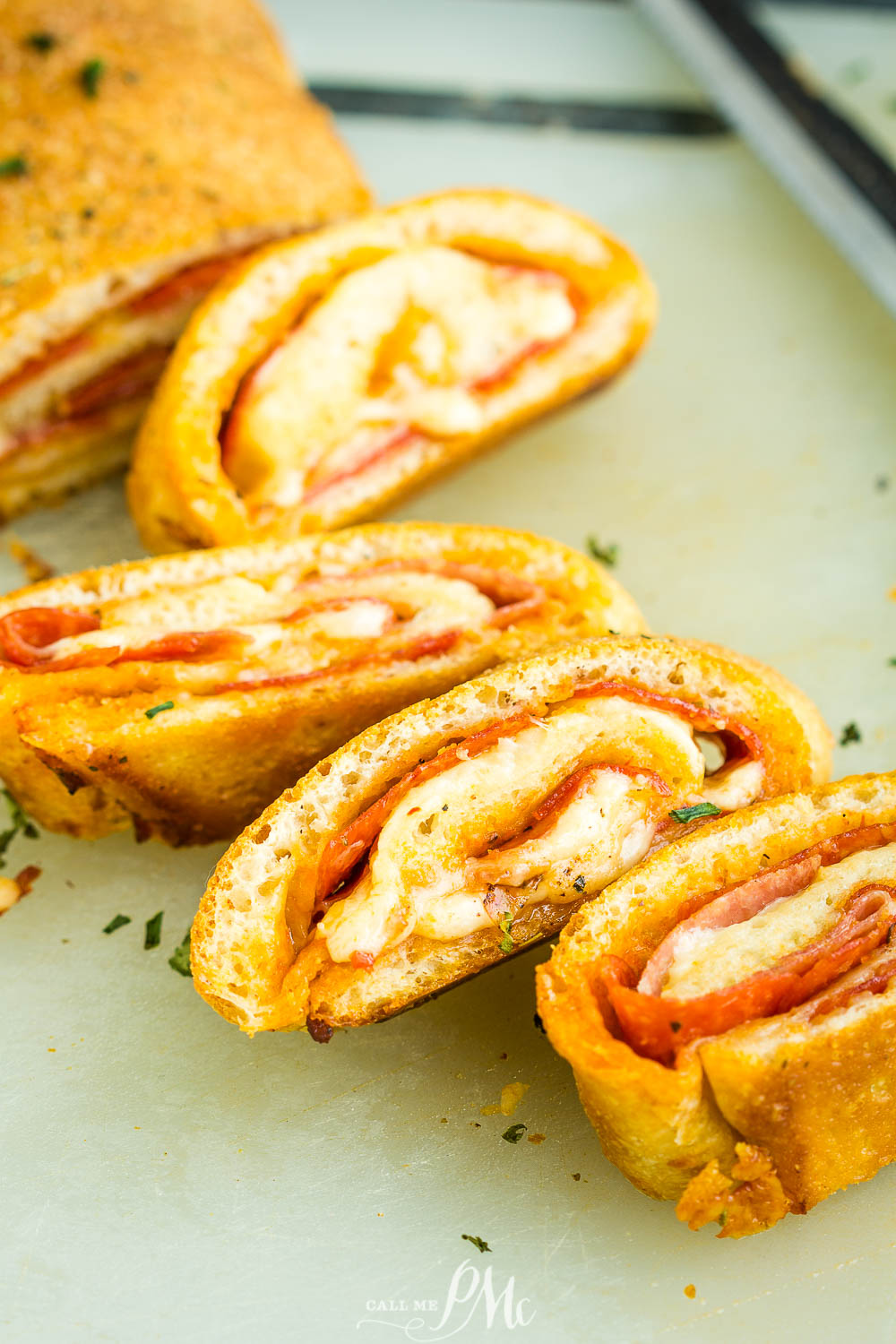 Pepperoni and Salami Stromboli Recipe