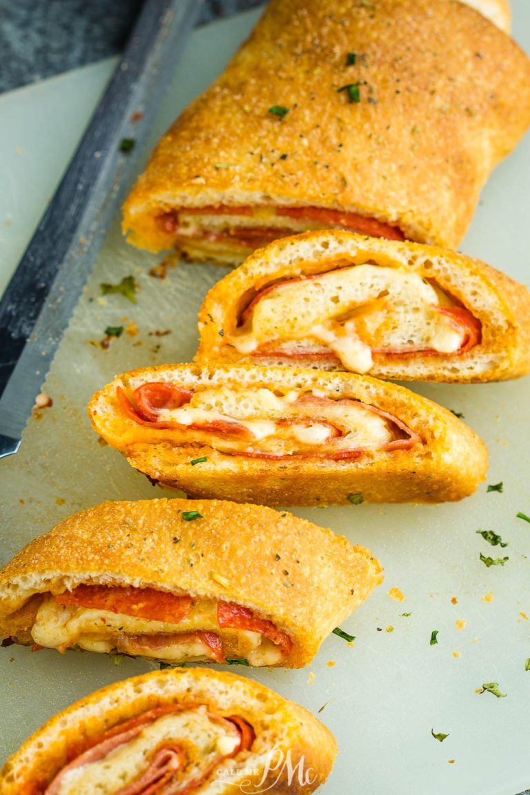 Pepperoni and Salami Stromboli Recipe