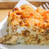 TATER TOT SAUSAGE BREAKFAST CASSEROLE