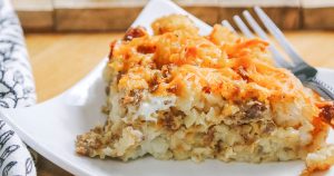 Tater Tot Sausage Breakfast Casserole recipe