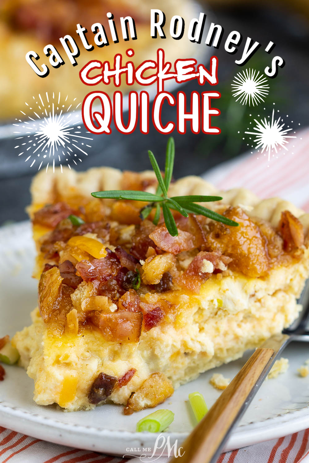 Captain Rodney's Boucan Chicken Quiche