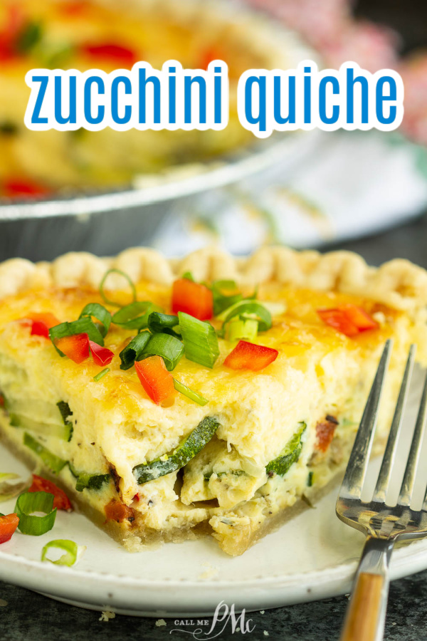 Zucchini Caramelized Onion Quiche