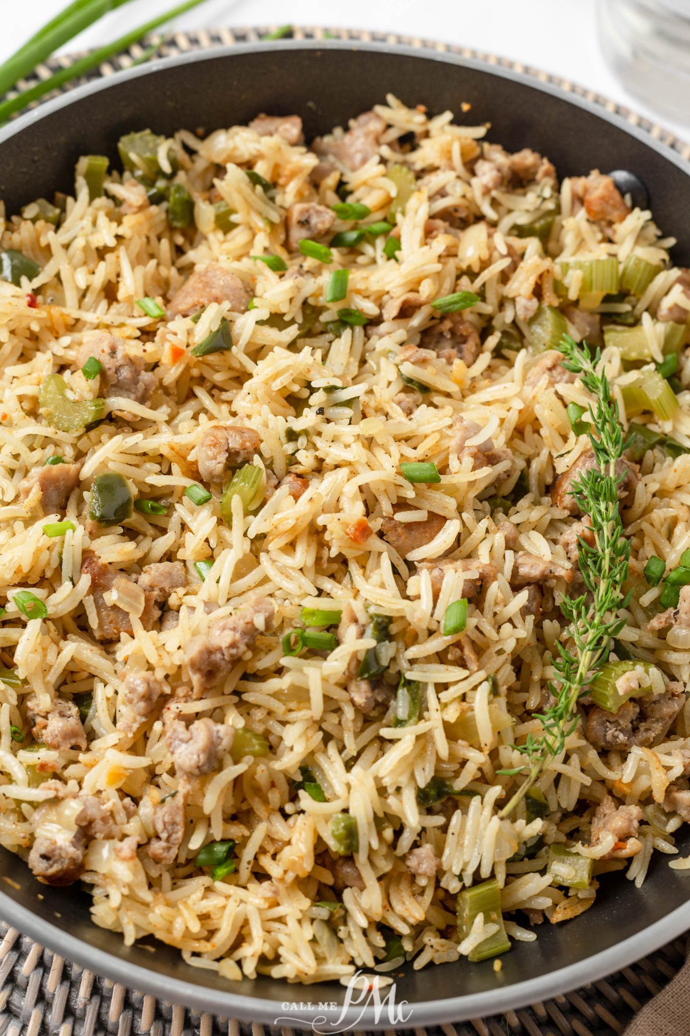 CAJUN SAUSAGE DIRTY RICE