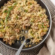 CAJUN SAUSAGE DIRTY RICE