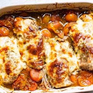 Keto Cheesy Balsamic Chicken