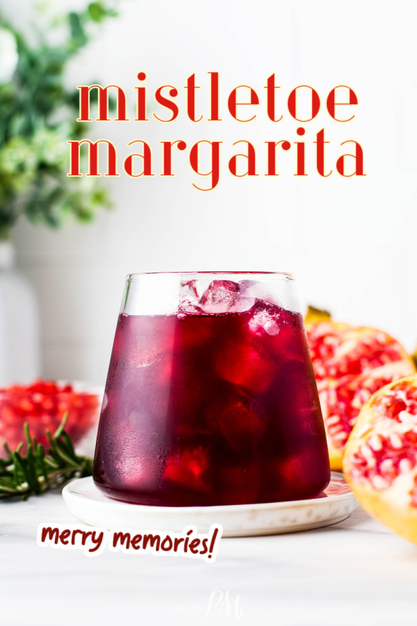 Mistletoe margarita, a festive and refreshing cocktail that will create merry memories.