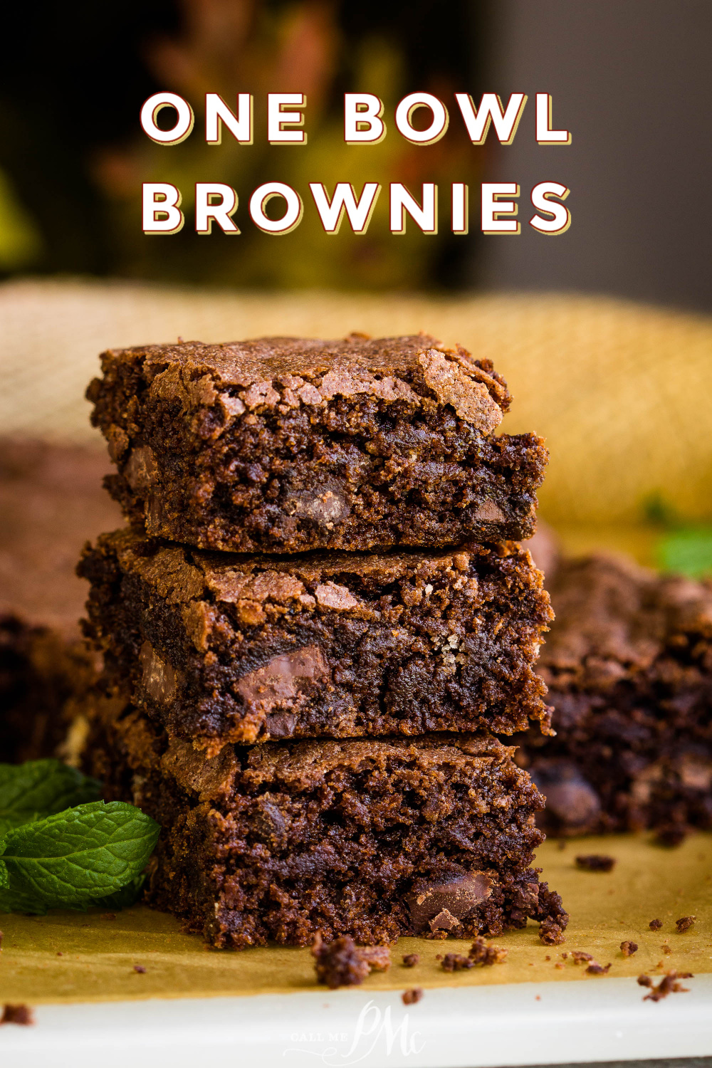 One Bowl 9x13 Brownies | Fudgy Brownies