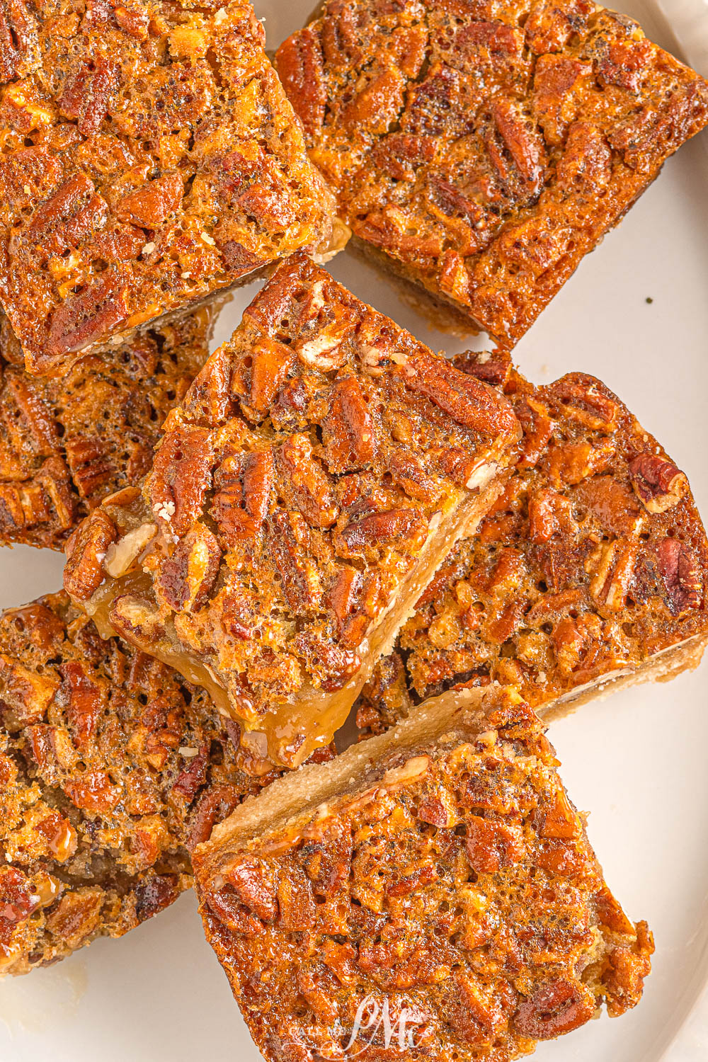 Slab Pecan Pie Bars by Call Me PMc Slab Pecan Pie Bars