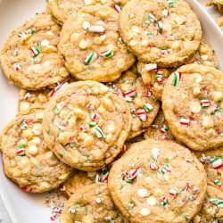 Easy Peppermint White Chocolate Chip Cookie Recipe