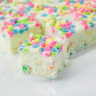 3 INGREDIENT RAINBOW CHIP FUDGE