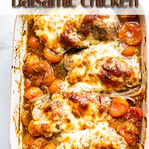 KETO CHEESY BALSAMIC CHICKEN