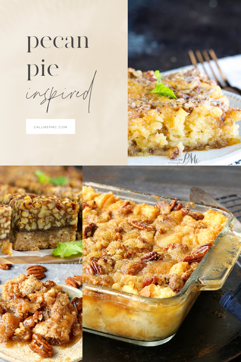 PECAN PIE INFLUENCED DESSERT RECIPES {roundup}