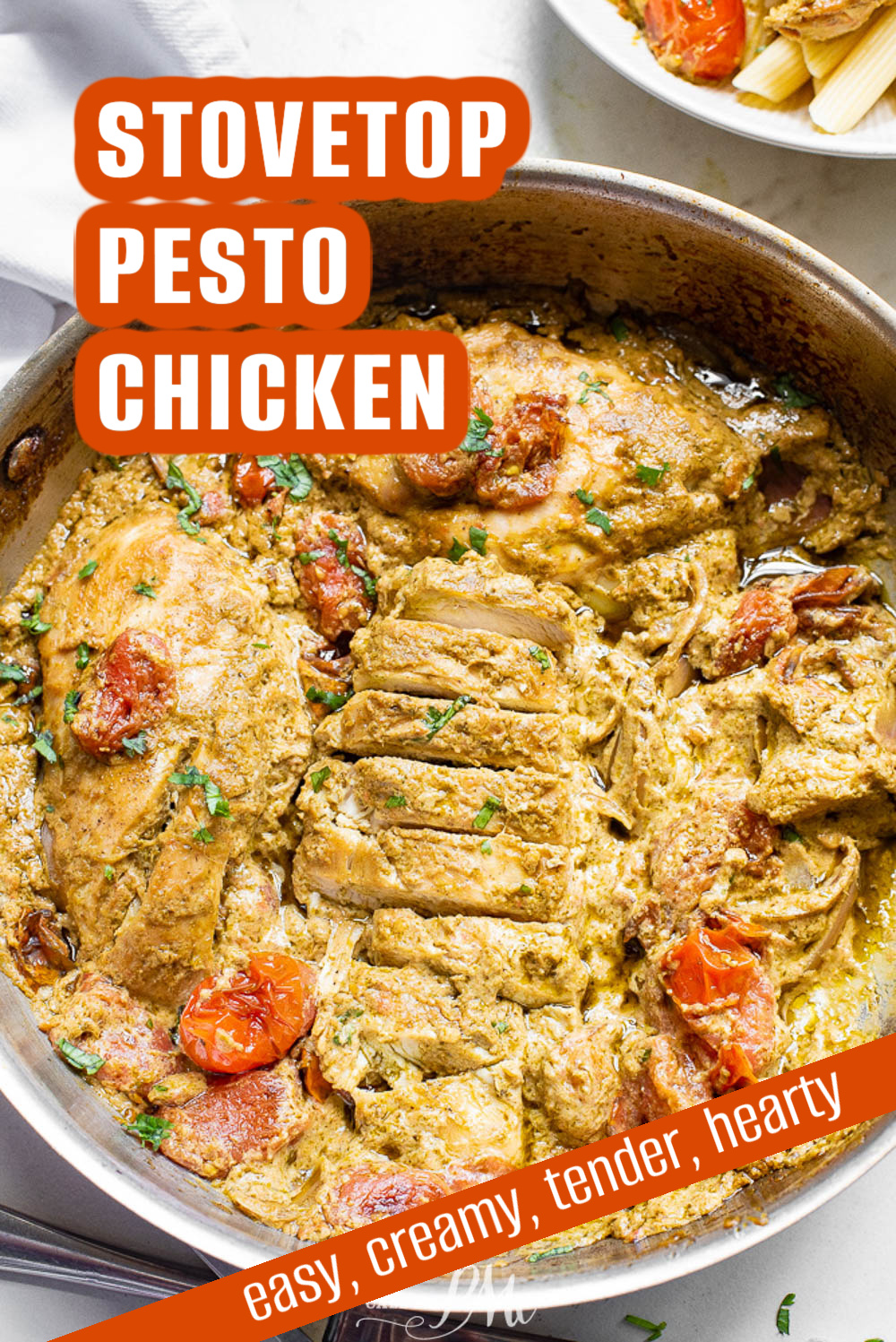 Stovetop Pesto Chicken