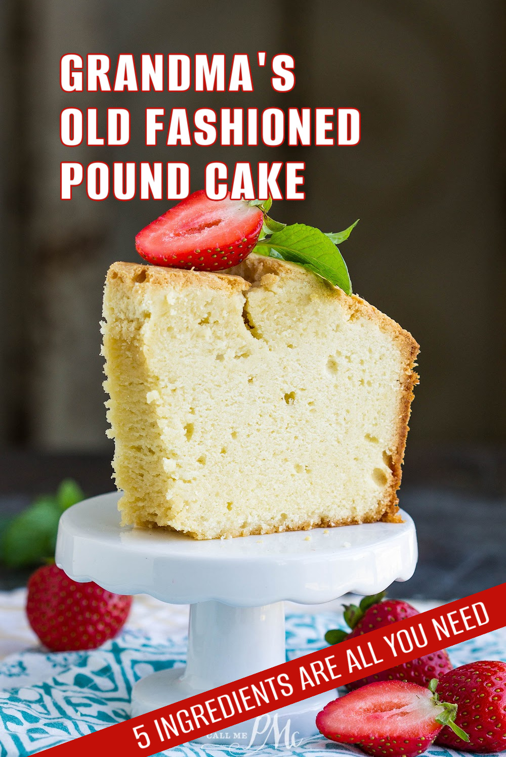 Grandma Old Fashioned Pound cake