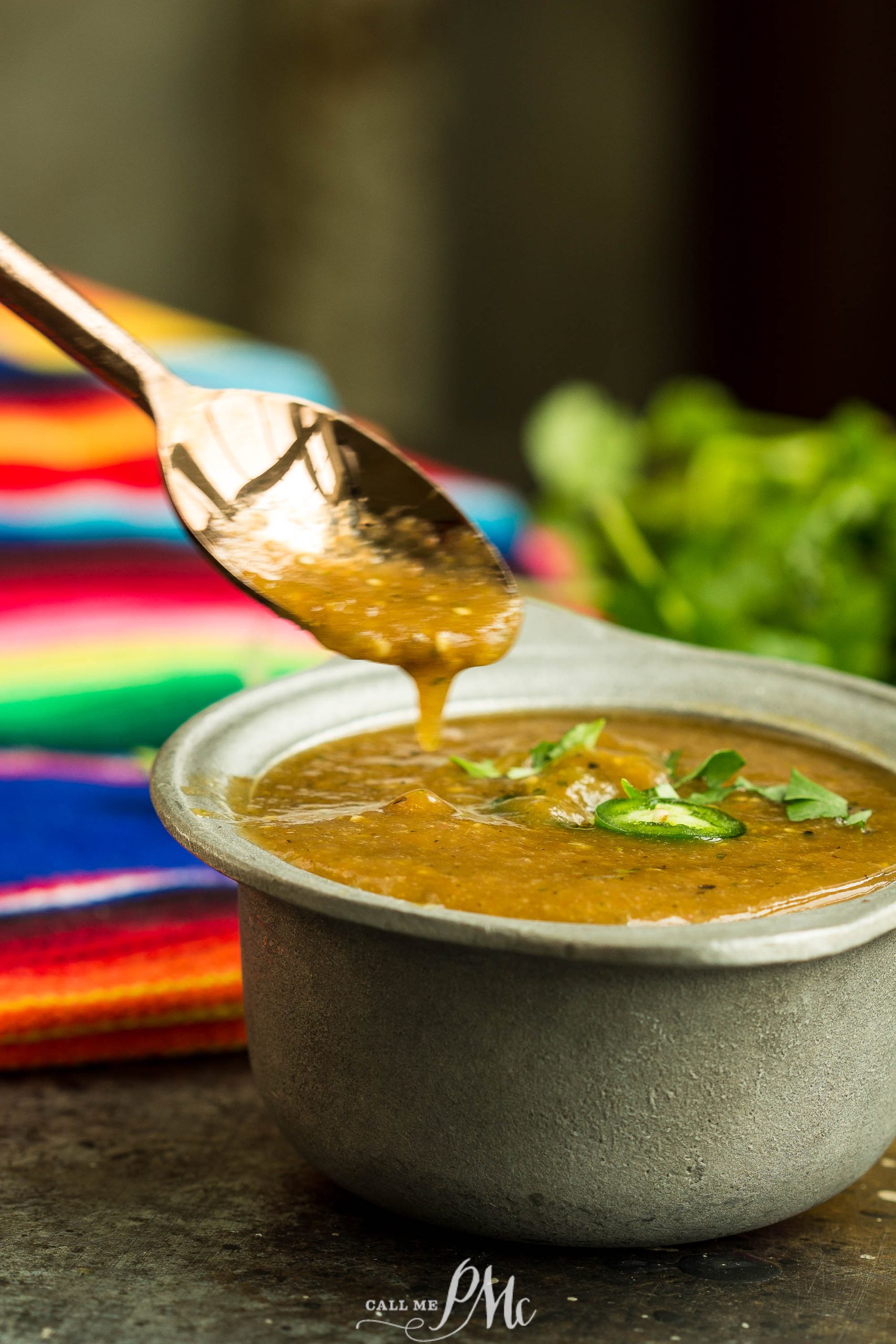 Authentic Roasted Tomatillo Salsa Verde