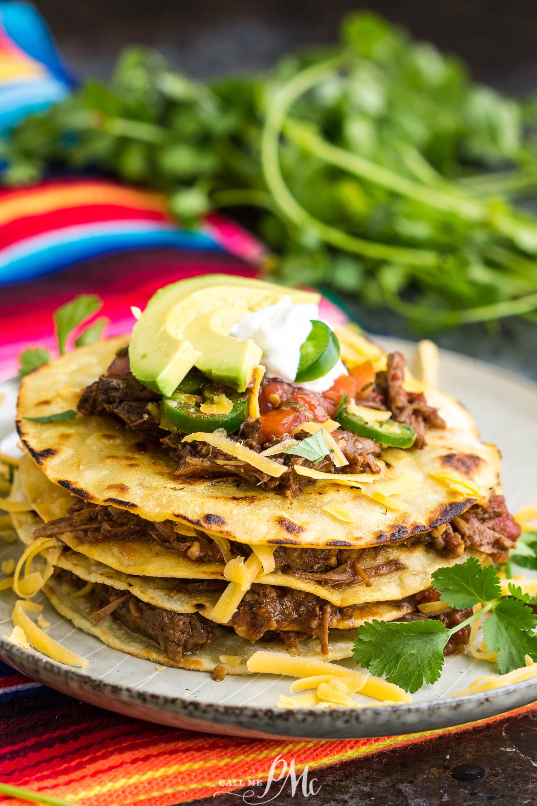 Beef Birria Stack