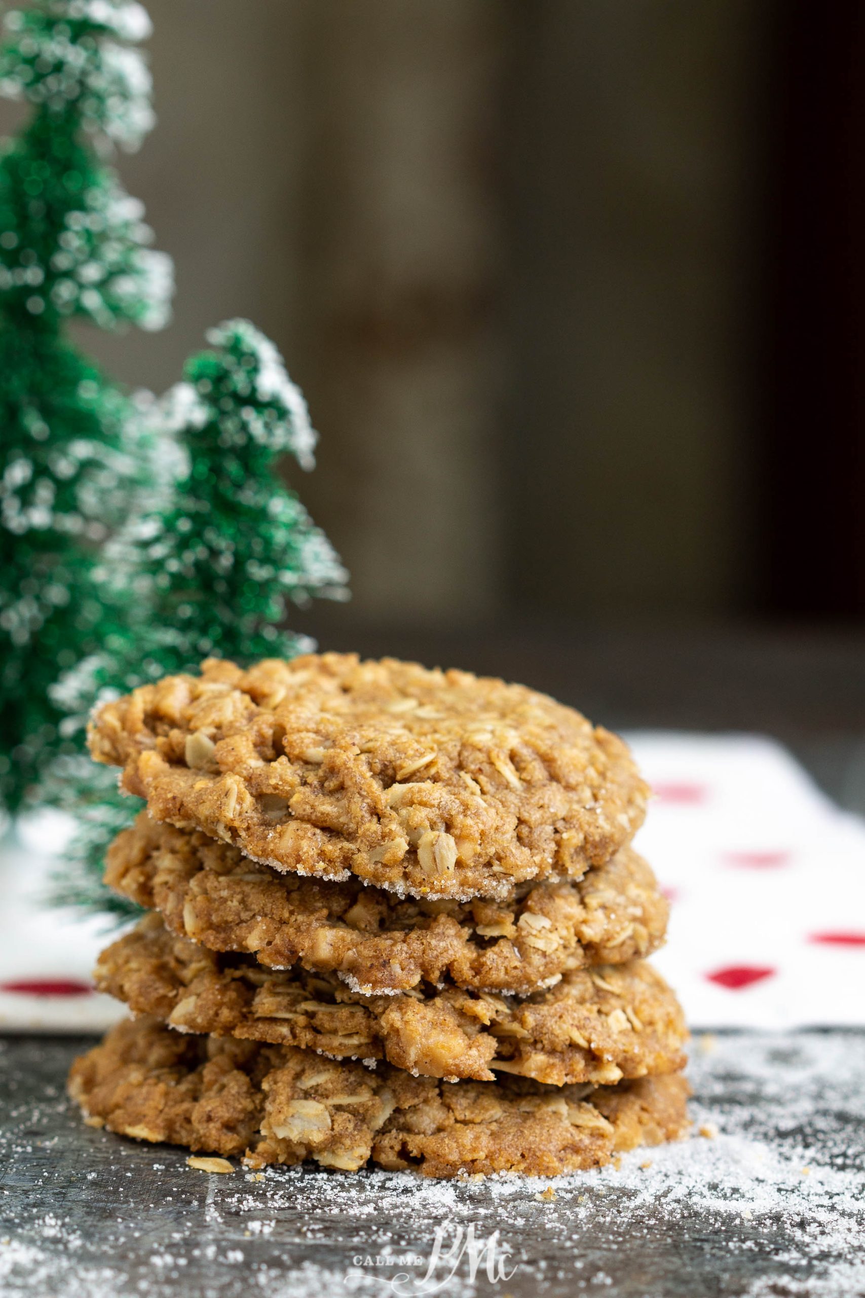 Biscoff Oatmeal Toffee Crunch Cookies