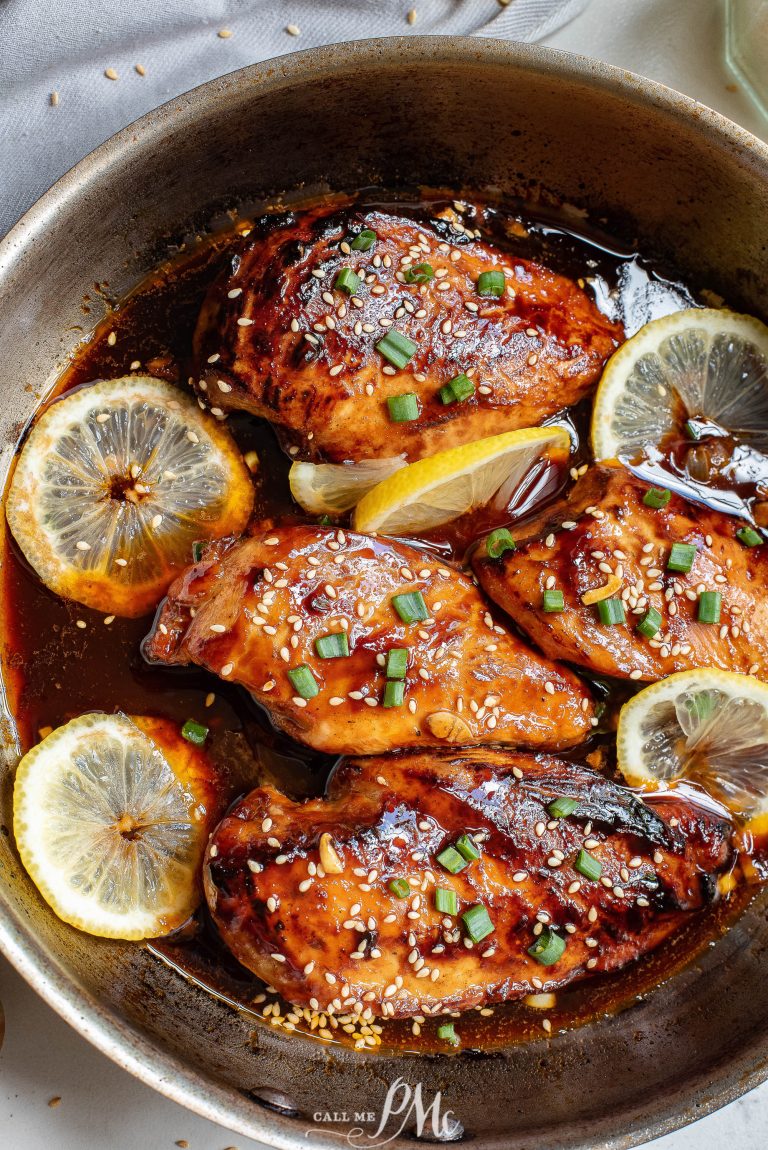 Honey Garlic Sriracha Skillet Chicken