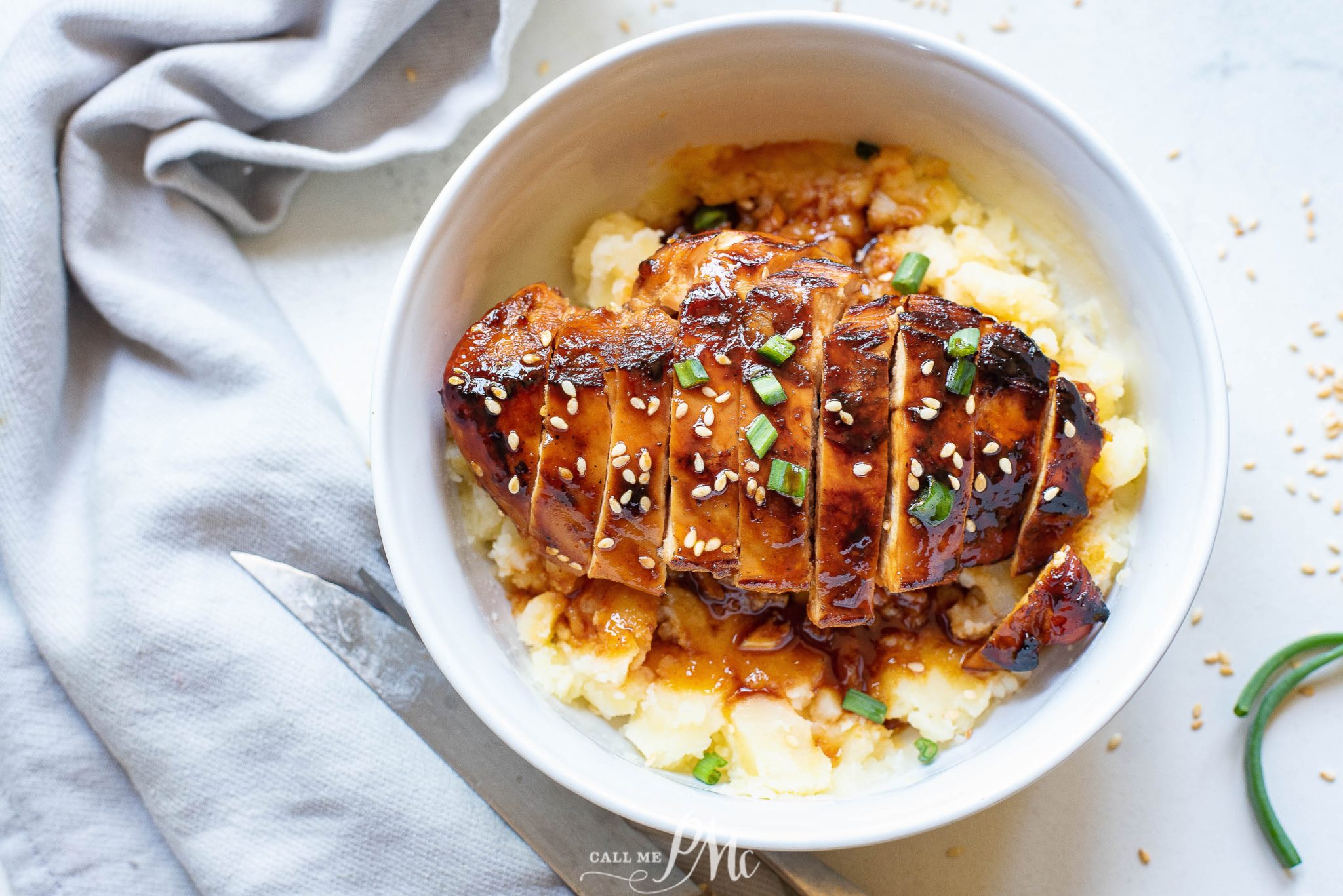 Honey Garlic Sriracha Skillet Chicken